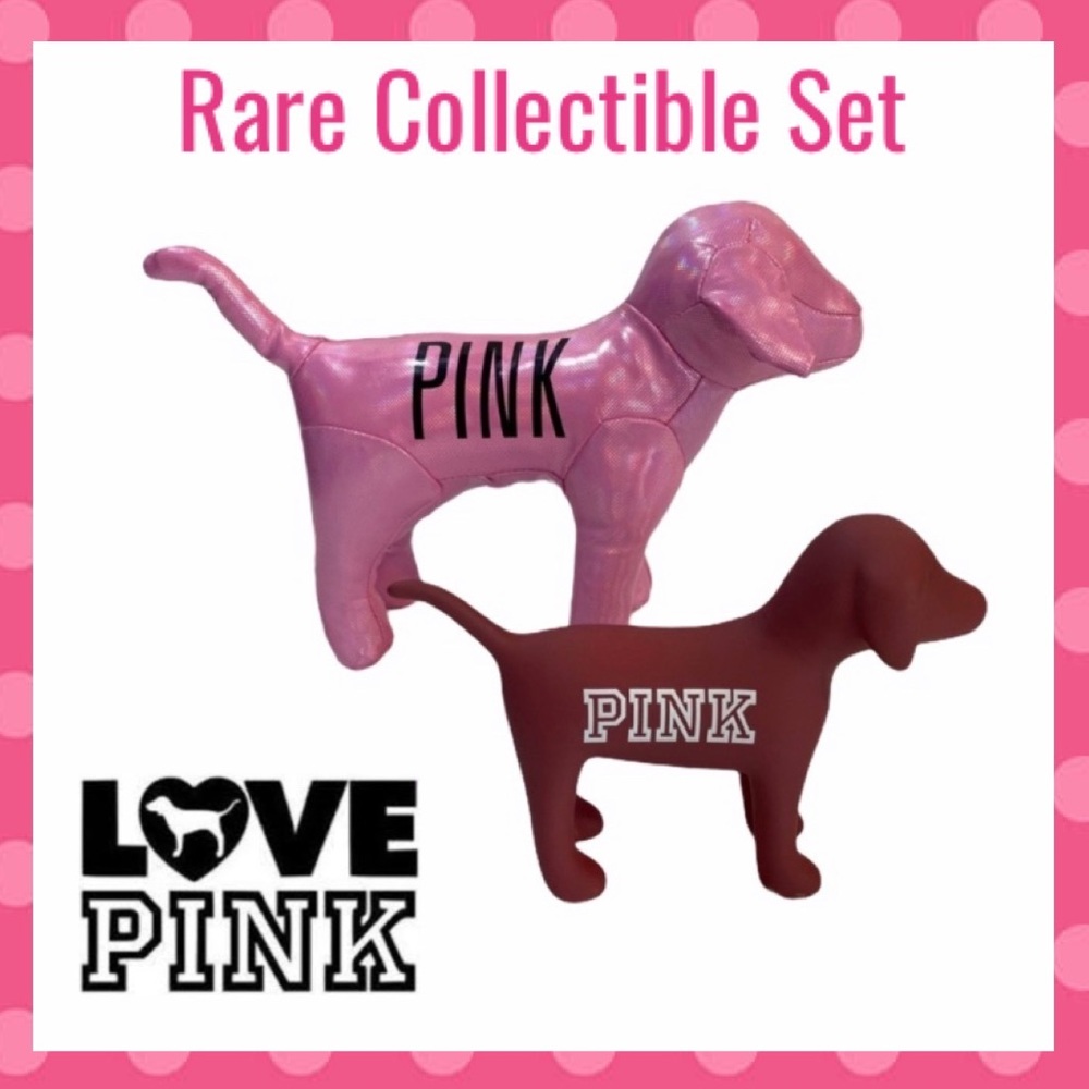 RARE Victoria’s Secret PINK Dog Limited PINK